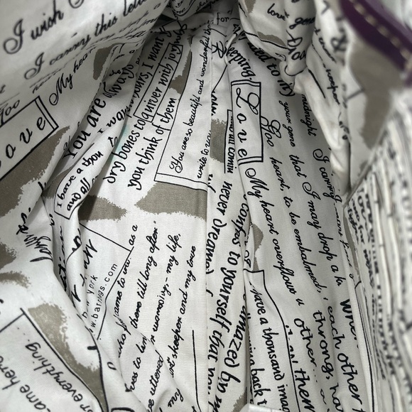 BARR + BARR Purple Leather Shoulder Bag LIKE NEW - Picture 14 of 17